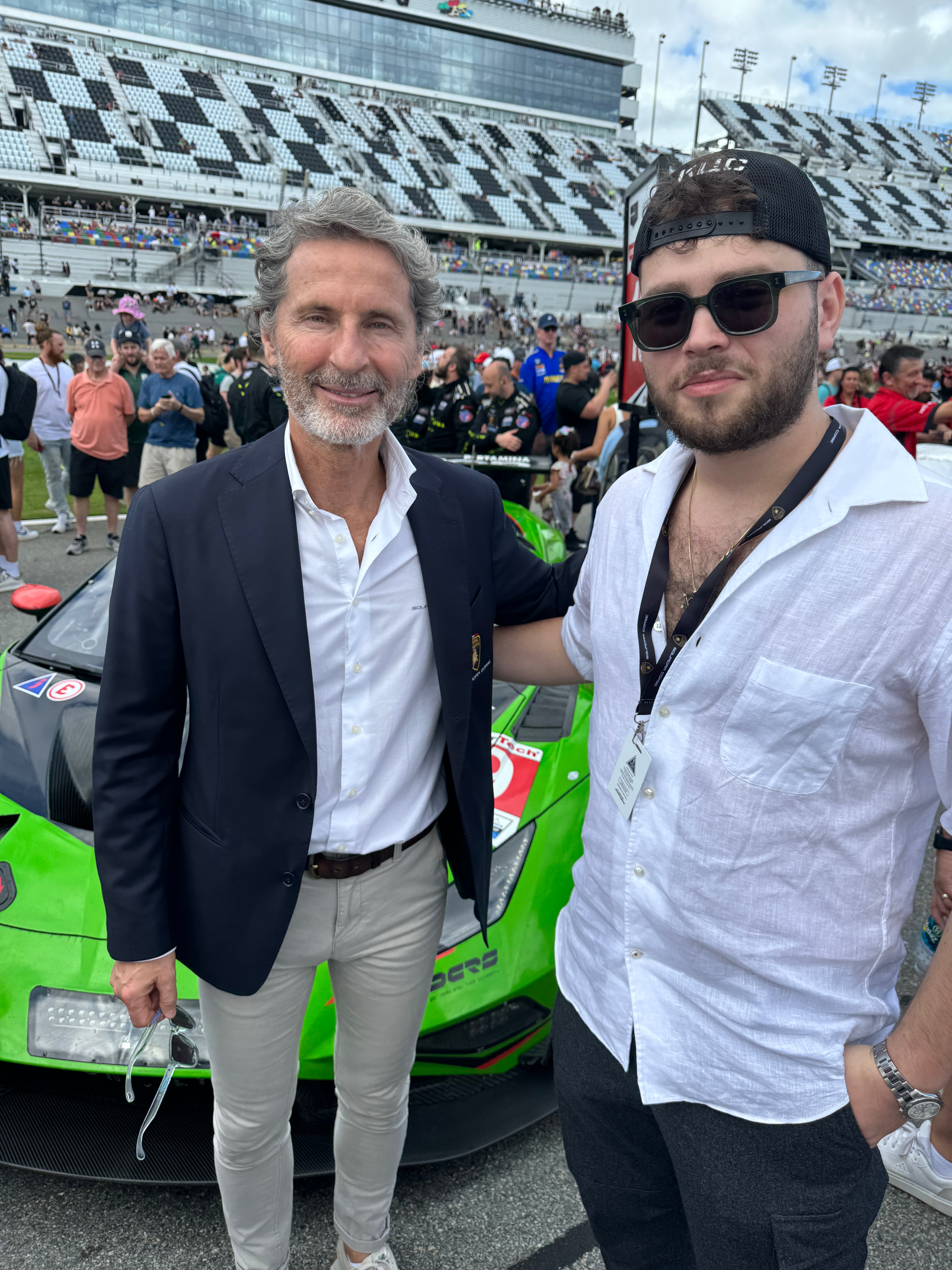 With Lamborghini CEO Stephan Winkelmann